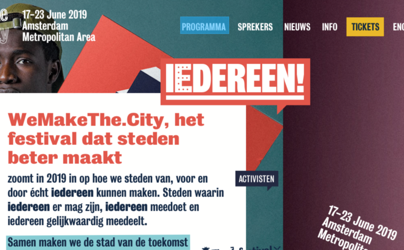 Lancering nieuwe website WeMakeThe.City